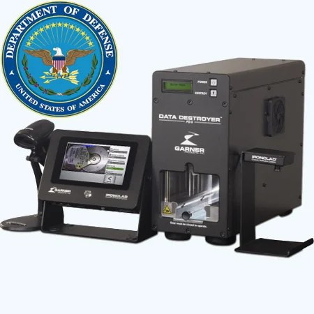 Garner PD-5e IRONCLAD Destroyer - garner pd-5 nsa evaluated harde schijf crusher ironclad verificatie